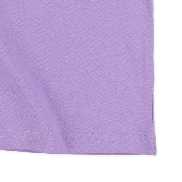肩開きハートロゴTシャツ