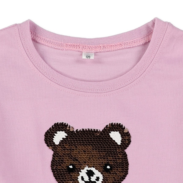 AラインスパンコールフレンチTシャツ
