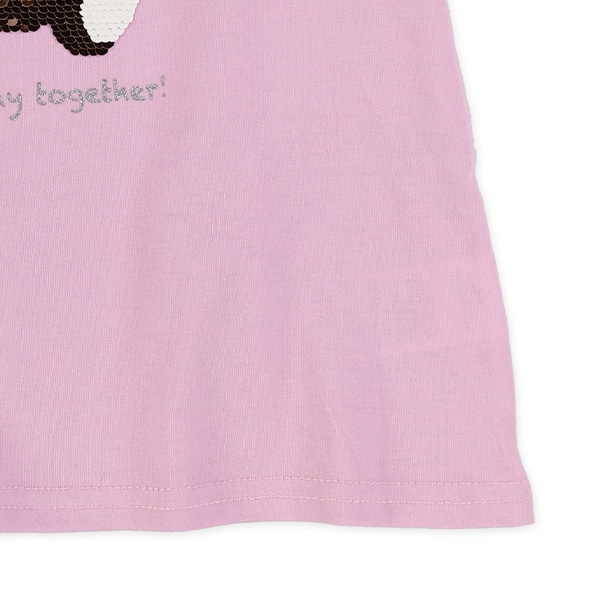 AラインスパンコールフレンチTシャツ