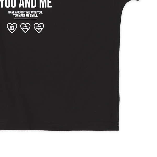 ワンショル英字ロゴフレンチTシャツ