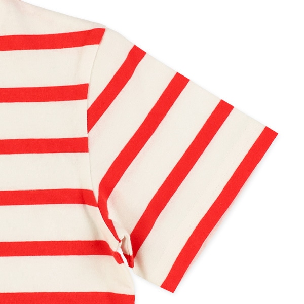 シングルボーダー半袖Tシャツ