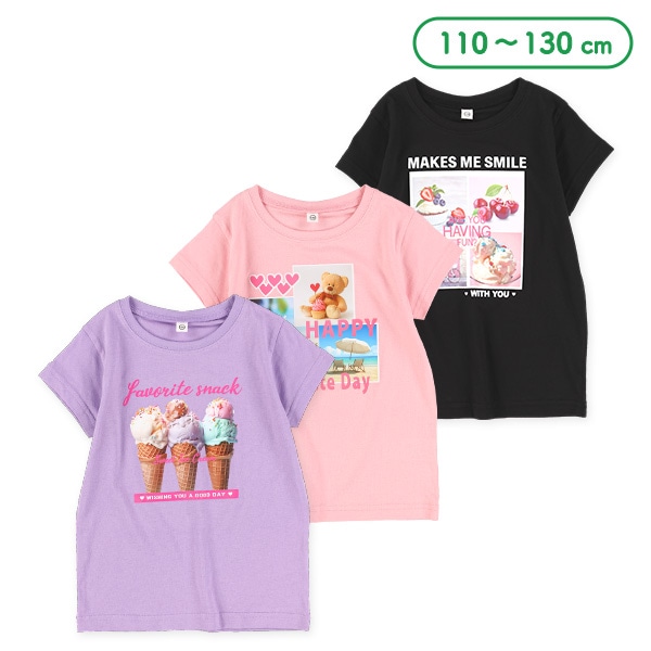 フォト転写プリント半袖Tシャツ