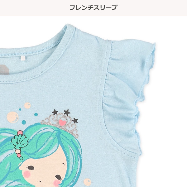 人魚フレンチTシャツ