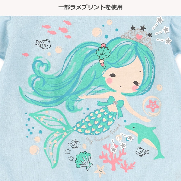 人魚フレンチTシャツ