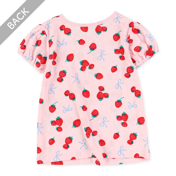 レモン・いちご総柄半袖Tシャツ