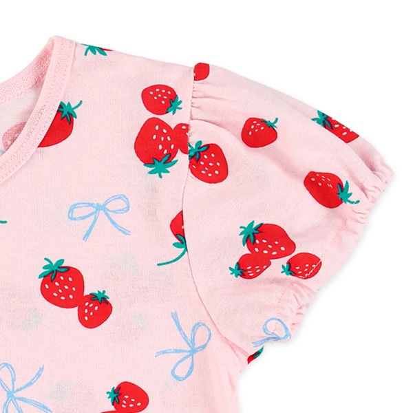 レモン・いちご総柄半袖Tシャツ