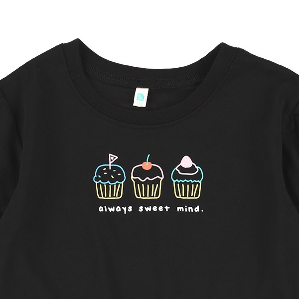 ネオンカップケーキ半袖Tシャツ