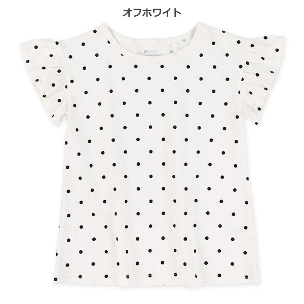 ドット柄フレンチTシャツ