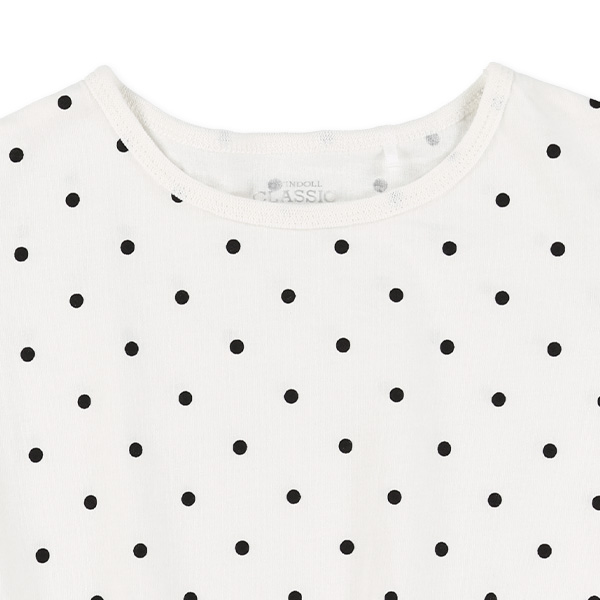 ドット柄フレンチTシャツ