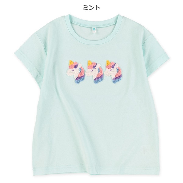 サガラ刺繍フレンチTシャツ