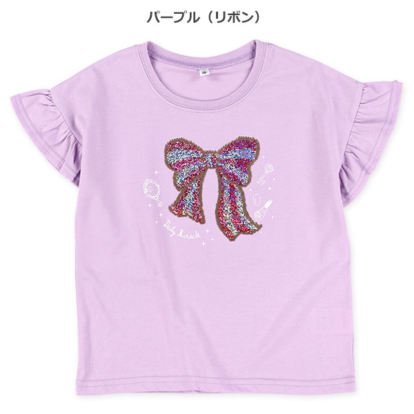 スパンコールフレンチTシャツ