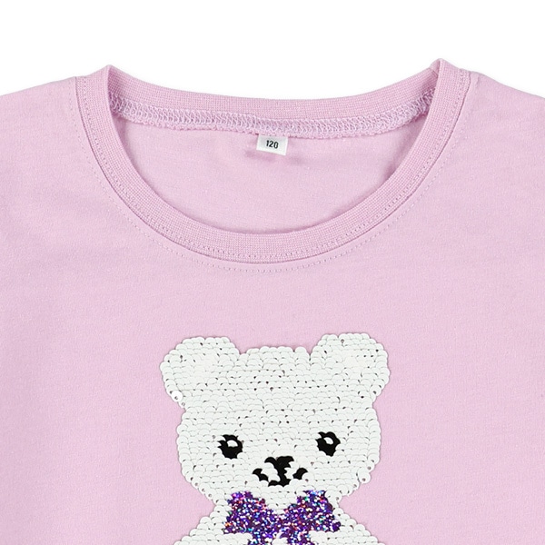 AラインスパンコールフレンチTシャツ