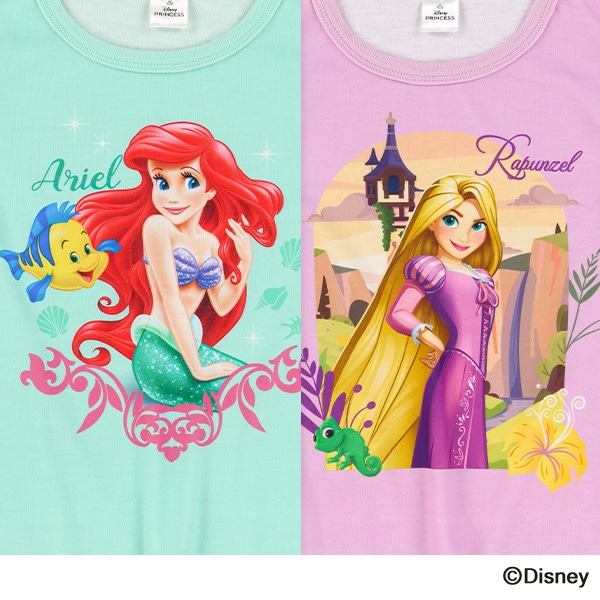 フレンチTシャツ（リトル・マーメイド・塔の上のラプンツェル）