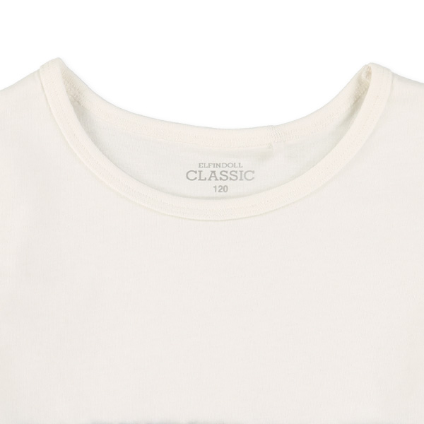 花柄プリーツ切り替え半袖Tシャツ