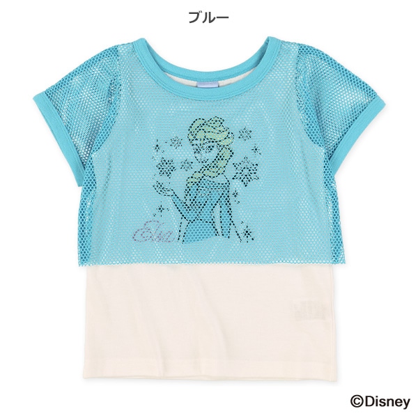 フェイクアンサンブルロゴ半袖Tシャツ（アナと雪の女王）