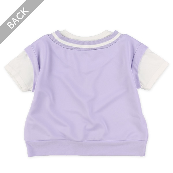 ベストレイヤード風半袖Tシャツ