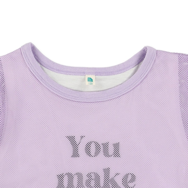 メッシュロゴセット風半袖Tシャツ