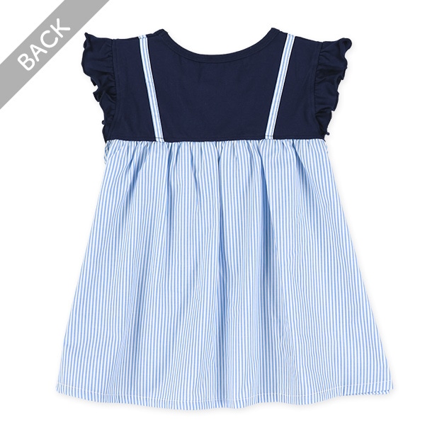 レイヤード風リボンフレンチＴシャツ