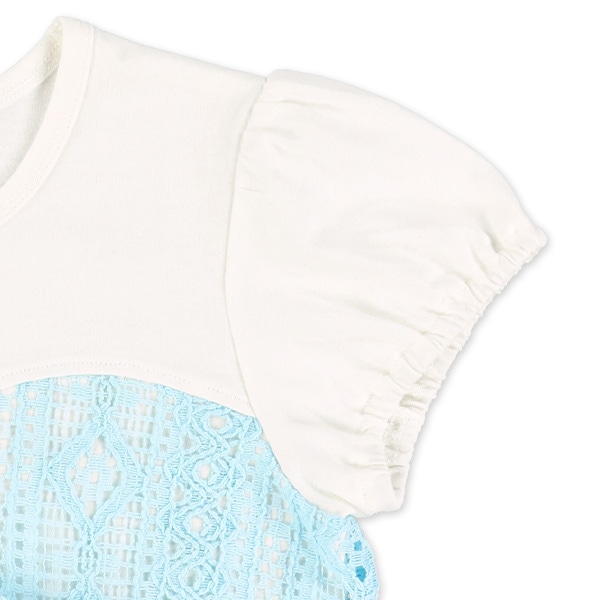 レースビスチェ風半袖Tシャツ