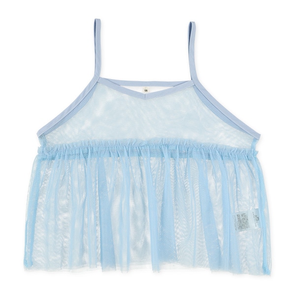 キャミビスチェ&袖フリルTシャツセット