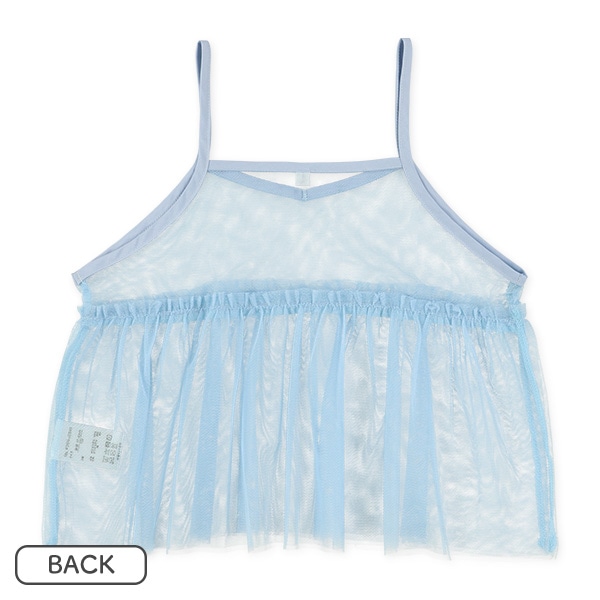 キャミビスチェ&袖フリルTシャツセット