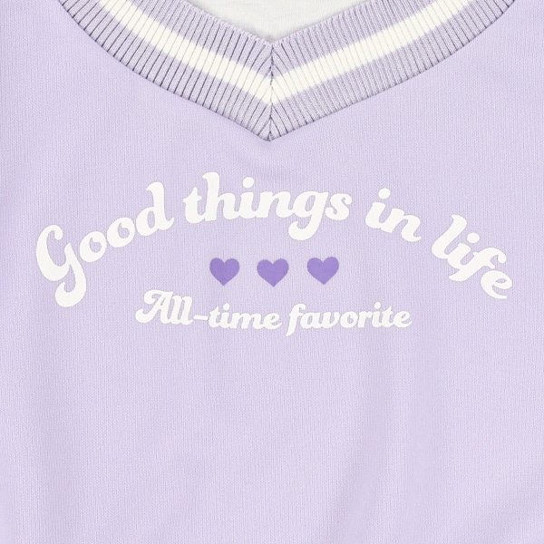 ロゴベストレイヤード風半袖Tシャツ