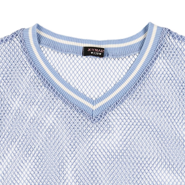 ラインリブメッシュベスト&半袖Tシャツセット