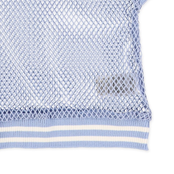 ラインリブメッシュベスト&半袖Tシャツセット