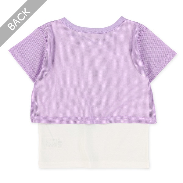 メッシュロゴセット風半袖Tシャツ