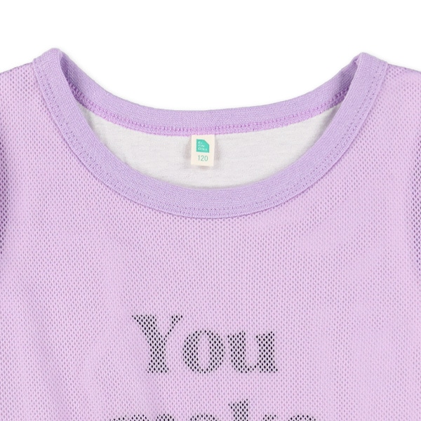 メッシュロゴセット風半袖Tシャツ