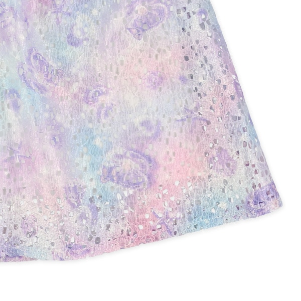 肩開きレースアンサンブル風ブラウス