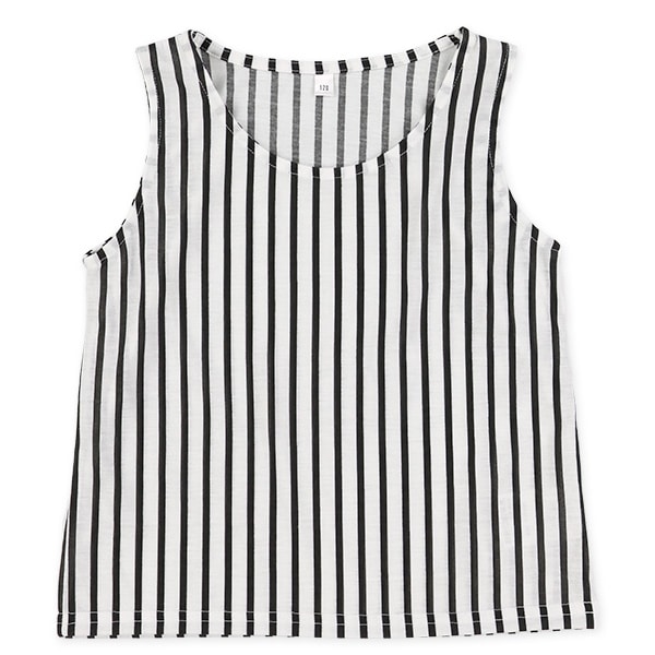 タンクトップ&裾結び半袖トップスセット