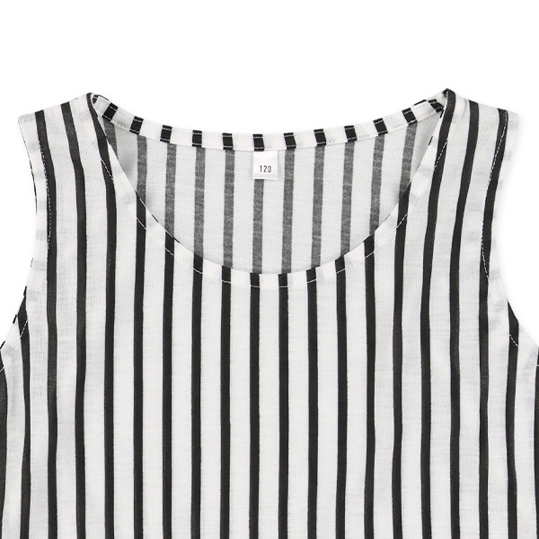 タンクトップ&裾結び半袖トップスセット