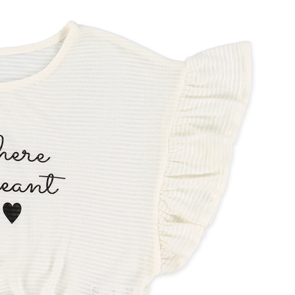 タンクトップ&裾結び半袖トップスセット