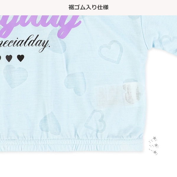 ハートロゴ半袖Tシャツ&キャミソールセット