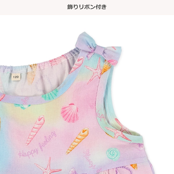 ティアード切り替えノースリーブブラウス