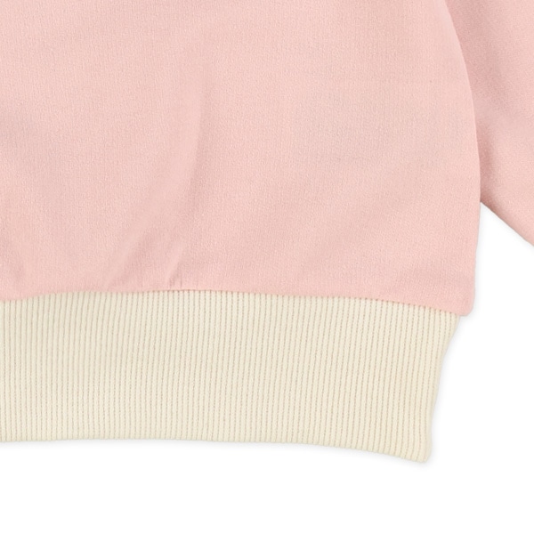 ミニ裏毛いちごロゴ転写プリント薄手トレーナー