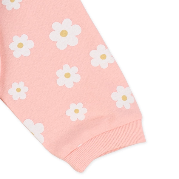 ミニ裏毛デイジー柄薄手トレーナー