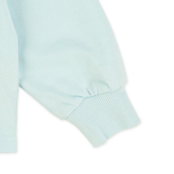 ミニ裏毛チュールリボン長袖Tシャツ