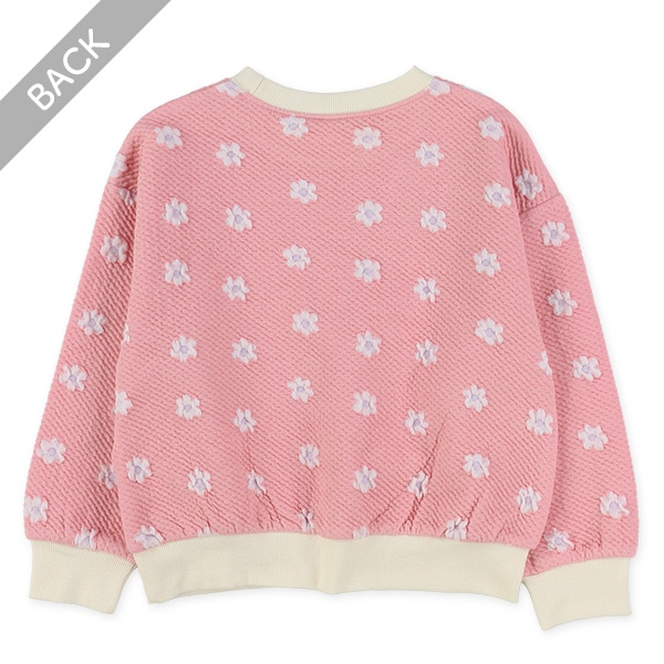 花柄ジャガードトレーナー