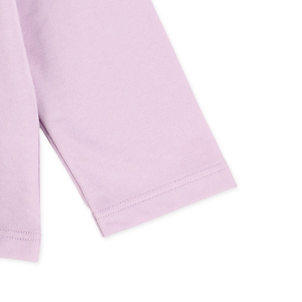 ミニ裏毛メルヘン肩フリル長袖Ｔシャツ