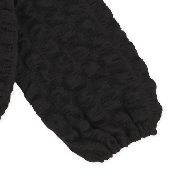 ポップコーン長袖ブラウス