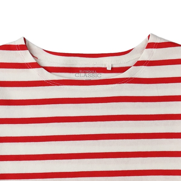 先染めボーダー長袖Tシャツ