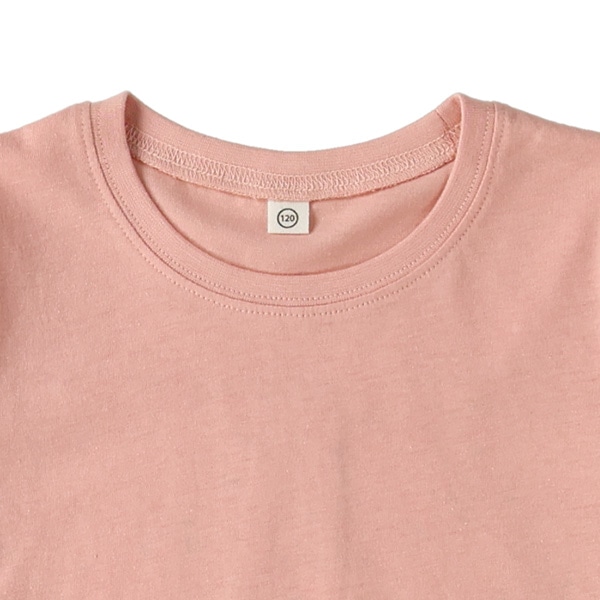 後ろ切り替え小花柄長袖Tシャツ