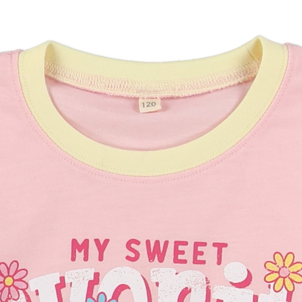 花ロゴ長袖Tシャツ