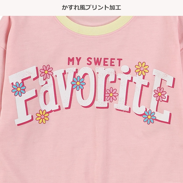 花ロゴ長袖Tシャツ