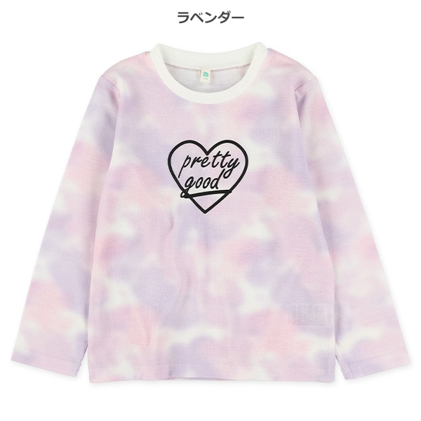 タイダイ風ロゴ長袖Tシャツ