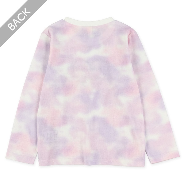タイダイ風ロゴ長袖Tシャツ