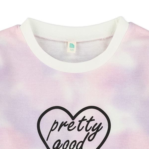 タイダイ風ロゴ長袖Tシャツ