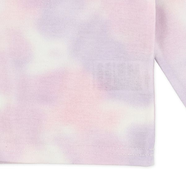 タイダイ風ロゴ長袖Tシャツ